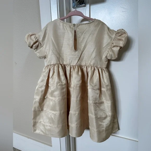 Noralee Elegant Cream Kids Formal Dress - Picture 2 of 6